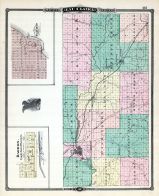 Eau Claire County, Barron, Bayfield, Wisconsin State Atlas 1881